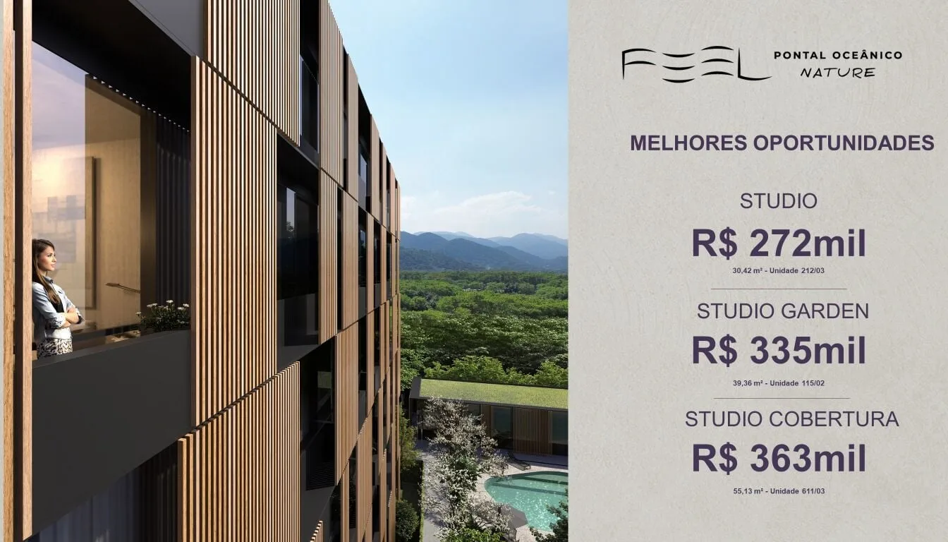 Lançamento Feel Pontal Oceânico Studios - Rede Morar Imóveis